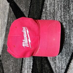 EMBROIDERED RED MILWAUKEE LOW-PROFILE BASEBALL CAP HAT